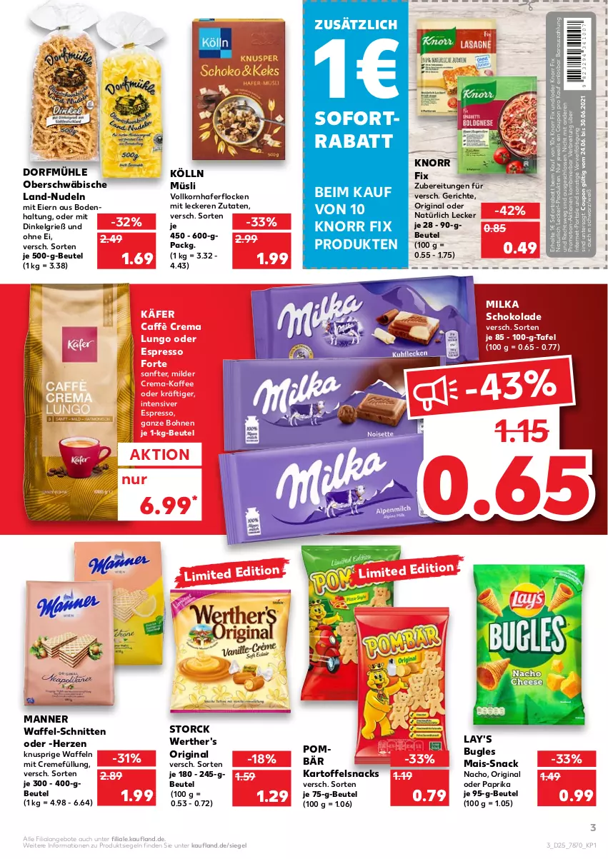 Aktueller Prospekt Kaufland - von 24.06 bis 30.06.2021 - strona 3