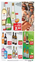 Gazetka promocyjna Marktkauf - Prospekt - Gazetka - ważna od 02.07 do 02.07.2022 - strona 23 - produkty: alkohol, bio, cocktail, ecco, eier, eis, enders, flasche, frucht, gin, likör, london dry, moselland, natur, natura, ouzo, prosecco, reis, riesling, sekt, Sport, Ti, wein, ZTE