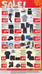 Gazetka promocyjna Marktkauf - Prospekt - Gazetka - ważna od 02.07 do 02.07.2022 - strona 37 - produkty: arla, Bad, ball, Cap, damen t-shirt, eis, elle, Fußball, gin, hose, kleid, Kleidung, leggings, LG, poloshirt, puma, reis, retroshorts, rucksack, sac, schuhe, shirt, shorts, sneaker, sneakersocken, socken, Sport, sportschuhe, Sweathose, sweatshorts, T-Shirt, tanktop, teller, Ti, Trainingshose, Umbro, zehentrenner