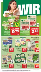 Gazetka promocyjna Marktkauf - Prospekt - Gazetka - ważna od 02.07 do 02.07.2022 - strona 8 - produkty: aktionspreis, Becher, bio, deka, drink, edeka bio, eis, erbsen, flasche, hafer, joghur, joghurt, junge erbsen, Käse, leberwurst, mozzarella, nuss, reis, rel, salami, schinken, schwarzwälder schinken, Ti, Vegeta, weber, wurst, ZTE