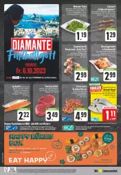 Gazetka promocyjna Edeka - Angebote der Woche - Gazetka - ważna od 30.09 do 30.09.2023 - strona 24 - produkty: aktionspreis, angebot, angebotspreis, aqua, bett, braten, Calamari, deutschlandcard, eis, erde, filet, fisch, fische, Fischer, fleisch, garnelen, knoblauch, küche, lachs, lachsfilet, lebensmittel, LG, mac, omega, Omega-3, reis, resa, riesengarnelen, rwe, salat, Schere, Sushi, thunfisch, Ti, Wakame, Wild