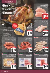 Gazetka promocyjna Edeka - Angebote der Woche - Gazetka - ważna od 30.09 do 30.09.2023 - strona 8 - produkty: ball, bio, eis, fleisch, grill, hähnchenflügel, Heu, knoblauch, mac, mais, nuss, paprika, pfanne, rind, schwein, schweine, schweinefleisch, Ti, Tiere, wein, weine, wurst