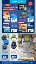 Gazetka promocyjna AldiSud - NÄCHSTE WOCHE - Gazetka - ważna od 29.07 do 29.07.2023 - strona 25 - produkty: aldi, backmischung, ball, banane, Bau, baumwolle, beere, beeren, bett, bettwäsche, cookie, decke, eis, elle, flasche, Fußball, himbeer, kissen, leine, LG, Löffel, mac, reis, riegel, Schal, shake, Sport, Ti, vita, Vitamine, wasser, wolle