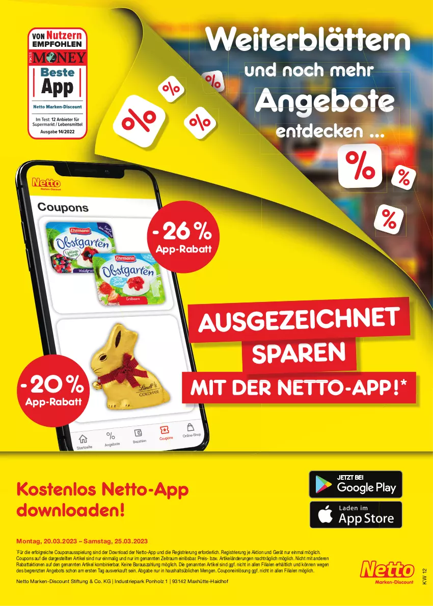 Aktueller Prospekt Netto Marken-Discount - Filial-Angebote - von 20.03 bis 25.03.2023 - strona 41 - produkty: angebot, angebote, coupon, coupons, decke, discount, eis, Holz, LG, marken-discount, reis, Ti, ZTE