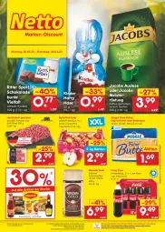Gazetka promocyjna Netto Marken-Discount - Filial-Angebote - Gazetka - ważna od 25.03 do 25.03.2023 - strona 1 - produkty: angebot, bestpreis, bohne, bohnen, bohnenkaffee, butter, coca-cola, cola, eis, fleisch, hackfleisch, hackfleisch gemischt, jacobs, Jacobs Meisterröstung, joghur, joghurt, kaffee, Kinder, löslicher bohnenkaffee, meggle, Meister, meisterröstung, ndk, nescafe, oder jacobs, Pink Lady, reis, rind, ritter, ritter sport, schoko, schokolade, schwein, Sport, Streichzart, Ti, wein, ZTE