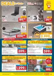 Gazetka promocyjna Netto Marken-Discount - Filial-Angebote - Gazetka - ważna od 25.03 do 25.03.2023 - strona 29 - produkty: angebot, angebote, aust, Bad, Bau, beleuchtung, bett, buch, decke, E-Roller, eis, elle, Fahrrad, Freischwinger, Garten, getränk, getränke, gutschein, gutscheine, kaffee, Kratzbaum, latte, lattenrost, leitz, LG, Liege, milch, ndk, polsterbett, pool, pril, reis, reiseveranstalter, rel, Roller, rückenlehne, säfte, scooter, tee, telefon, Ti, tisch, uhr, wasser, Whirlpool, ZTE