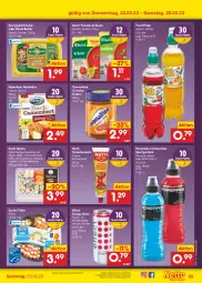 Gazetka promocyjna Netto Marken-Discount - Filial-Angebote - Gazetka - ważna od 25.03 do 25.03.2023 - strona 35 - produkty: Alpenhain, angebot, bestpreis, butter, drink, Effect, eis, elle, energy drink, frucht, getränk, ingwer, Käse, kerrygold, knorr, kräuter, Mutti, ovomaltine, pasta, reis, sauce, soja, sojasauce, Sport, Sushi, teller, Ti, tomate, tomaten, tomatenmark, tomato al gusto, wasa, Wild, ZTE