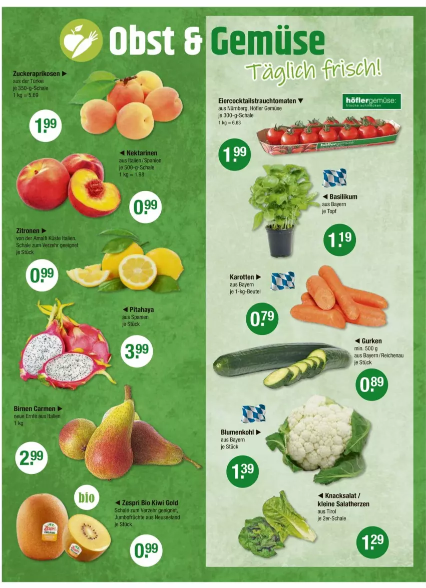 Aktueller Prospekt Vmarkt - Prospekte - von 31.07 bis 06.08.2025 - strona 4 - produkty: basilikum, beutel, blume, blumen, blumenkohl, cocktail, cocktails, eier, karotten, leine, Rauch, salat, salatherzen, Schal, Schale, strauchtomaten, Ti, tomate, tomaten, topf