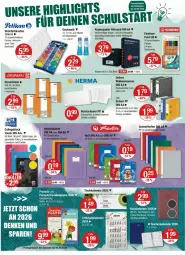 Gazetka promocyjna Vmarkt - Prospekte - Gazetka - ważna od 06.08 do 06.08.2025 - strona 16 - produkty: Brei, buch, collegeblock, din a4, drucker, Duck, eis, ente, Familienplaner, Fineliner, Hefte, kopierpapier, ordner, papier, Schnellhefter, Tasche, taschen, Ti, tisch
