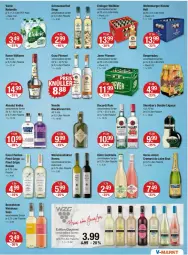 Gazetka promocyjna Vmarkt - Prospekte - Gazetka - ważna od 06.08 do 06.08.2025 - strona 9 - produkty: Absolut Vodka, bacardi, bacardi rum, becks, becksteiner, bier, brut, burger, cocktail, cocktails, desperados, elle, erdinger, Faktu, flasche, gin, jever, jever pilsener, käfer, lack, liqueur, natur, ouzo, pils, pilsener, Pinot, pinot grigio, rel, rosato, rum, sirup, steiner, Ti, vodka, volvic, wein