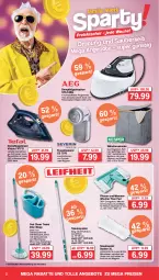 Gazetka promocyjna Famila - Prospekte - Gazetka - ważna od 03.02 do 03.02.2024 - strona 2 - produkty: angebot, angebote, Bad, Badewanne, bambus, bügel, Bügeleisen, Bügelstation, dampfbügeleisen, dampfbügelstation, eimer, eis, elle, HP, kracher, mikrofaser, Pfau, rasierer, reis, Ria, staubwedel, Teleskop, teleskopstiel, teller, Ti, tisch, Wanne, wasser, wassertank, wedel, Wischmopp