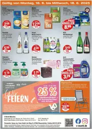 Gazetka promocyjna Vmarkt - Prospekte - Gazetka - ważna od 18.06 do 18.06.2025 - strona 24 - produkty: alle artikel ohne dekoration, angebot, angebote, auer, Berger, burti, dekoration, dell, eis, elle, feinwaschmittel, flasche, flüssigseife, je 1-liter-flasche, kaes, kosmetik, Kosmetiktücher, Metro, Mode, obst, olive, palmolive, reis, Ria, ring, Seife, telefon, teller, Ti, tücher, waschmittel