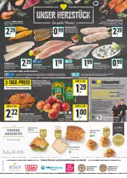 Gazetka promocyjna E Center - Angebote der Woche - Gazetka - ważna od 02.04 do 02.04.2022 - strona 16 - produkty: aqua, bier, braten, brot, decke, Dorade, eier, eis, erde, filet, fisch, fische, Fischer, fleisch, garnelen, Garnelen-Spieße, gewürz, grill, gurke, gurken, hering, Herings, Heringshappen, joghur, joghurt, kabeljaufilet, kartoffel, knoblauch, Kühne, lachs, lachsfilet, lebensmittel, milch, nuss, olive, oliven, olivenöl, pfanne, Rauch, reifen, Reinigung, reis, riesengarnelen, rind, rinder, Rinderhüfte, ring, saft, sauce, Schal, Schale, Schere, schinken, schnitten, seelachsfilet, Ti, uhr, Weizenbrot, zwiebel, zwiebeln