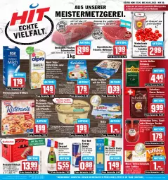 Gazetka promocyjna Hit - Prospekte - Gazetka - ważna od 20.05 do 20.05.2023 - strona 1 - produkty: alpro, Becher, bohne, bohnen, bourbon, bourbon vanille, brut, brut dargent, Buko, cherrytomaten, cola, cremissimo, De Cecco, dessert, Dr. Oetker, drink, drinks, ecco, eimer, eis, elle, energy drink, feta, filet, flammkuchen, flasche, frischkäse, glasflasche, hafer, Haferdrink, hüftsteak, jacobs, joghur, joghurt, joghurt mit der ecke, kaffee, Käse, Kette, kuchen, lamm, langnese, langnese cremissimo, leine, mac, medaillons, Meister, merci, milch, Müller, natur, pasta, pizza, red bull, reis, reiss, rind, ristorante, ristorante pizza, salakis, schoko, schokolade, Schwartau, schwein, schweine, schweinefilet, sim, Skyr, soja, ssd, steak, tafelschokolade, Ti, toffifee, tomate, tomaten, vanille, weihenstephan, wein, weine, ZTE, zucker