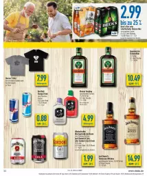 Gazetka promocyjna Diska - Prospekte - Gazetka - ważna od 28.05 do 28.05.2022 - strona 11 - produkty: aktionspreis, alkohol, becks, bier, cola, drink, eis, energy drink, flasche, Germ, getränk, gin, gordon, Gordon’s, jack daniel, jack daniel's, jack daniels, jägermeister, jim beam, kleiner feigling, kräuter, kräuterlikör, leine, likör, Meister, red bull, reis, schöfferhofer, shirt, T-Shirt, tennessee whiskey, Ti, tonic, underberg, whiskey, ZTE