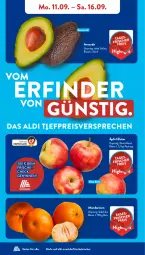 Gazetka promocyjna AldiSud - NÄCHSTE WOCHE - Gazetka - ważna od 16.09 do 16.09.2023 - strona 4 - produkty: aldi, avocado, eis, kracher, mandarine, mandarinen, nuss, reis, Ti