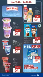 Gazetka promocyjna AldiSud - NÄCHSTE WOCHE - Gazetka - ważna od 16.09 do 16.09.2023 - strona 9 - produkty: aldi, Becher, drink, eis, flasche, frucht, fruchtjoghurt, je 500-ml-flasche, joghur, joghurt, mac, maracuja, milch, molkereiprodukte, natur, pfirsich, reis, schoko, schokolade, schokoladen, Ti, vollmilch