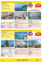 Gazetka promocyjna Netto Marken-Discount - Reise-Angebote Oktober - Gazetka - ważna od 31.10 do 31.10.2023 - strona 14 - produkty: anreisetermine, Bad, buch, deo, dusche, eis, elle, ente, Garten, hama, Kinder, Liege, lion, mam, monte, pool, pril, rama, reis, reiseveranstalter, rezept, rum, schirme, sonnenschirm, Ti, tisch, uhr, wasser, zimmerbeispiel