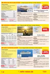 Gazetka promocyjna Netto Marken-Discount - Reise-Angebote Oktober - Gazetka - ważna od 31.10 do 31.10.2023 - strona 16 - produkty: asti, bett, Betten, buch, decke, dusche, eis, elle, ente, erde, fanta, fenster, Glastür, kaffee, kreuzfahrten, LG, Persona, pool, reis, reiseveranstalter, rwe, snack, snacks, Sport, tee, telefon, Ti, uhr, wasser, wasserrutsche, Whirlpool