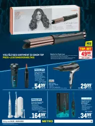 Gazetka promocyjna Metro - Technik Spezial - Gazetka - ważna od 25.03 do 25.03.2022 - strona 15 - produkty: akku, auto, BaByliss, Brei, bürste, eis, elle, haartrockner, latte, Philips, rasierer, Reinigung, reis, Schal, schallzahnbürste, teller, Ti, top-hit, Trockner, zahnbürste