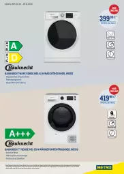 Gazetka promocyjna Metro - Elektrogeräte - Gazetka - ważna od 07.11 do 07.11.2024 - strona 4 - produkty: angebot, angebote, Bau, bauknecht, eis, ente, erde, Metro, ndk, reis, rwe, Ti, Tiere, Trockner, wärmepumpentrockner, waschtrockner