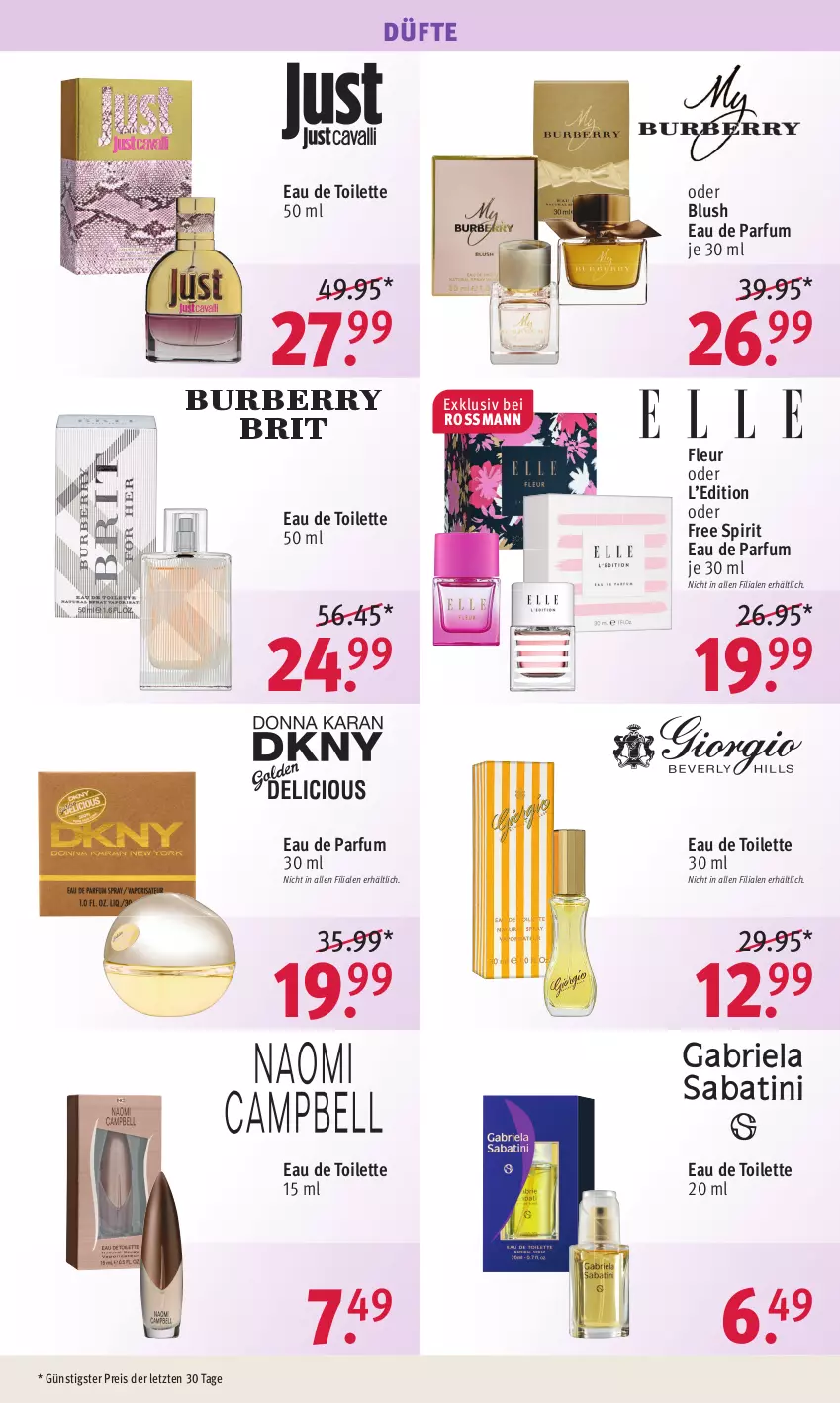 Aktueller Prospekt Rossmann - Prospekte - von 21.08 bis 25.08.2023 - strona 4 - produkty: Eau de parfum, eau de parfum 30 ml, eau de toilette, eau de toilette 30 ml, eau de toilette 50 ml, eis, parfum, reis, Ti, ZTE