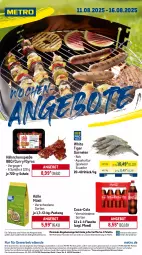 Gazetka promocyjna Metro - Wochen-Angebote - Gazetka - ważna od 16.08 do 16.08.2025 - strona 1 - produkty: abholpreise, angebot, angebote, aqua, coca-cola, cola, curry, eis, flasche, garnelen, getränk, getränke, gyros, ilag, kölln, Metro, metro gastro, müsli, Palette, Rauch, reis, rwe, Schal, Schale, Ti, tiefpreis