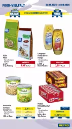 Gazetka promocyjna Metro - Wochen-Angebote - Gazetka - ważna od 16.08 do 16.08.2025 - strona 13 - produkty: angebot, bonduelle, bratwurst, eis, elle, flammkuchen, flasche, Gemüsekonserve, honig, kitkat, kölln, Konserven, kuchen, lamm, langnese, lion, müsli, nestlé, reis, schnitten, Ti, tiefpreis, wiener, wurst