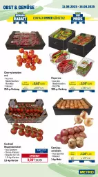 Gazetka promocyjna Metro - Wochen-Angebote - Gazetka - ważna od 16.08 do 16.08.2025 - strona 8 - produkty: albray, angebot, arla, arla skyr, Becher, chaumes, cherrytomaten, cocktail, eis, Gemüsezwiebel, Käse, mac, milch, obst, peperoni, Peroni, reis, rispentomaten, salakis, salz, schafskäse, Skyr, St. Albray, Ti, tisch, tomate, tomaten, zwiebel, zwiebeln