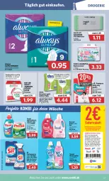 Gazetka promocyjna Combi - Prospekte - Gazetka - ważna od 14.05 do 14.05.2022 - strona 23 - produkty: Alwa, Always, baby-dry, bier, binden, bio, biozidprodukte, coupon, eis, flasche, geschirr, henkel, kraft, küche, Küchen, küchenrolle, lebensmittel, mac, megaperls, natur, pampers, Pants, persil, perwoll, Rauch, regal, rwe, salz, sofortrabatt, Tasche, taschen, Ti, tücher, vernel, weichspüler