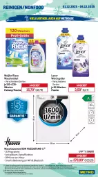 Gazetka promocyjna Metro - Wochen-Angebote Gastro - Gazetka - ważna od 06.12 do 06.12.2025 - strona 16 - produkty: angebot, auer, auto, beutel, bodensauger, eis, elle, flasche, leine, lenor, lenor weichspüler, Metro, metro gastro, reis, Schere, sonderposten, staubbeutel, teller, Ti, topf, Trockner, wärmepumpentrockner, waschmittel, weichspüler