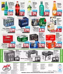 Gazetka promocyjna Hit - Wochenprospekt - Gazetka - ważna od 13.04 do 13.04.2024 - strona 16 - produkty: Alwa, angebot, angebote, auer, Bad, bier, bio, bionade, bitburger, braun, budweiser, burger, coca-cola, cola, eimer, eis, elle, Engel, erdinger, fisch, flasche, flensburger, frucht, fruchtsaft, Früh Kölsch, glasflasche, heineken, ice tea, könig pilsener, köstritzer, krombache, krombacher, Lübecker, mineralwasser, mönchshof, natur, natura, pils, pilsener, premium pils, Rauch, reis, saft, Staatl. Fachingen, tee, Ti, Tiere, uhr, valensina, volvic, wasser, ZTE