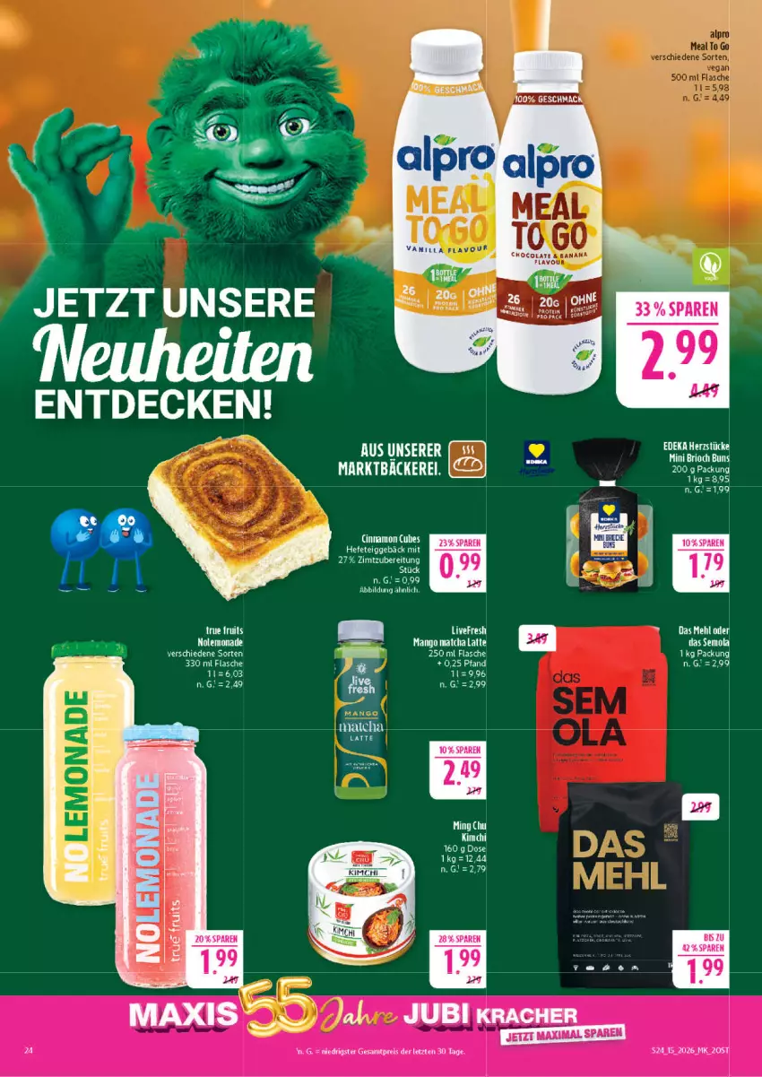 Aktueller Prospekt Marktkauf - Prospekt - von 05.04 bis 11.04.2026 - strona 24 - produkty: decke, latte, mac, mango, neuheit, Ti