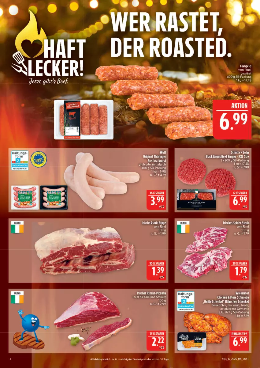 Aktueller Prospekt Marktkauf - Prospekt - von 05.04 bis 11.04.2026 - strona 4 - produkty: beef, eis, reis, ZTE