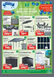 Gazetka promocyjna Marktkauf - Prospekt - Gazetka - ważna od 11.04 do 11.04.2026 - strona 33 - produkty: ampelschirm, Bank, beleuchtung, Carport, eis, Fahrrad, fenster, garnitur, Garten, gsw, hocker, latte, Mantel, möbel, reis, rel, Ria, sessel, stuhl, Stühl, Ti, tisch, uhr