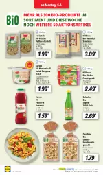 Gazetka promocyjna Lidl - Aktionsprospekt - Gazetka - ważna od 11.02 do 11.02.2023 - strona 12 - produkty: bio, Bona, Brei, di bufala, frucht, Fruchtquark, Heu, heumilch, ingwer, Käse, Kinder, korn, Milbona, milch, mozzarella, ndk, nudel, nudeln, quark, ravioli, rel, resa, saft, Schal, Schale, Ti, tomate, tomaten, vita