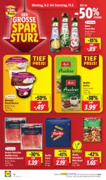 Gazetka promocyjna Lidl - Aktionsprospekt - Gazetka - ważna od 11.02 do 11.02.2023 - strona 18 - produkty: alesto, barilla, creme, dessert, dulano, ehrmann, Ehrmann Grand Dessert, eis, kaffee, melitta, ndk, pasta, rama, rama cremefine, reis, Schal, Schale, schinken, Ti