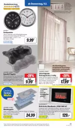 Gazetka promocyjna Lidl - Aktionsprospekt - Gazetka - ważna od 11.02 do 11.02.2023 - strona 31 - produkty: angebot, auto, batterie, Bau, dell, eis, Elektro, elle, fenster, fernbedienung, Gardinen, Kamin, kraft, lamm, Laufen, Mode, ndk, reis, Ria, rwe, Schal, sessel, silvercrest, stuhl, teppich, Ti, tisch, touchscreen, überhitzungsschutz, uhr, wanduhr, ZTE