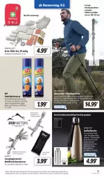 Gazetka promocyjna Lidl - Aktionsprospekt - Gazetka - ważna od 11.02 do 11.02.2023 - strona 37 - produkty: angebot, auer, besteck, crivit, decke, Deckel, dell, edelstahl, eis, elle, ernesto, flasche, getränk, getränke, gürteltasche, isolierflasche, messer, Mode, reis, Ria, rwe, Tasche, Teleskop, Ti, ZTE