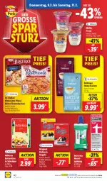 Gazetka promocyjna Lidl - Aktionsprospekt - Gazetka - ważna od 11.02 do 11.02.2023 - strona 42 - produkty: alkohol, Bona, butter, butterkäse, dallmayr, Dentalux, Dr. Oetker, eis, elle, flammkuchen, fleisch, froop, gin, Käse, kuchen, Kugel, lamm, Milbona, mint, Müller, müller froop, mundspülung, ndk, pizza, reis, ristorante, ristorante pizza, Schal, Schale, spülung, teller, Ti