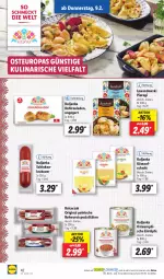 Gazetka promocyjna Lidl - Aktionsprospekt - Gazetka - ważna od 11.02 do 11.02.2023 - strona 44 - produkty: auer, aufschnitt, eintöpfe, gin, Käse, Kohlrouladen, krakauer, ndk, Pierogi, Rohwurst, rouladen, Schal, Schale, schinken, Spezi, Ti, wurst