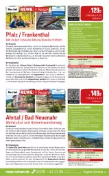 Gazetka promocyjna Rewe Reisen - Reiseprospekt - Gazetka - ważna od 27.09 do 27.09.2024 - strona 31 - produkty: auer, axe, Bad, Bau, bett, buch, dusche, eis, Fahrrad, flammkuchen, flasche, Garten, gartenmöbel, getränk, Heu, inklusivleistungen, kuchen, kurtaxe, lamm, Liege, möbel, natur, nuss, pool, rama, reis, rezept, rotwein, rum, rwe, sana, sonnenliege, speyer, Ti, uhr, wasser, wein, Whirlpool, wurst