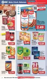 Gazetka promocyjna Combi - Prospekte - Gazetka - ważna od 04.06 do 04.06.2022 - strona 20 - produkty: angebot, angebote, Becher, beutel, bihophar, bio, Blüte, blütenhonig, cerealien, cerealien oder müsli, discount, eis, erde, frankfurter, Geflügel, honig, kartoffel, Kartoffelpüree, Kellogg‘s, Knödel, knorr, knorr pasta, kochbeutel, langnese, leine, meica, müsli, ovomaltine, paprika, pasta, pasta snack, pfanni, püree, reis, sauce, Schwartau, snack, Ti, tomate, tomaten, tomatensauce, wiener, würstchen, Zabler