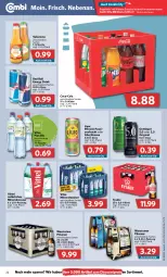 Gazetka promocyjna Combi - Prospekte - Gazetka - ważna od 04.06 do 04.06.2022 - strona 22 - produkty: Alwa, angebot, angebote, bio, brause, coca-cola, cola, discount, drink, eis, energy drink, flasche, frucht, gin, mineralwasser, natürliches mineralwasser, oettinger, passionsfrucht, pfirsich, pils, pilsener, red bull, reis, steiner, Ti, tyskie, valensina, vilsa, vittel, warsteiner, wasser