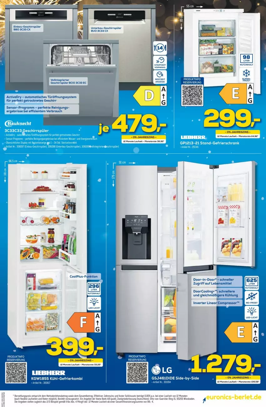 Aktueller Prospekt Euronics - Prospekte - von 29.12.2022 bis 05.01.2023 - strona 9 - produkty: angebot, auto, Bau, elle, ente, geschirr, geschirrspüler, lebensmittel, LG, liebherr, Rauch, Reinigung, Seife, Ti, tisch