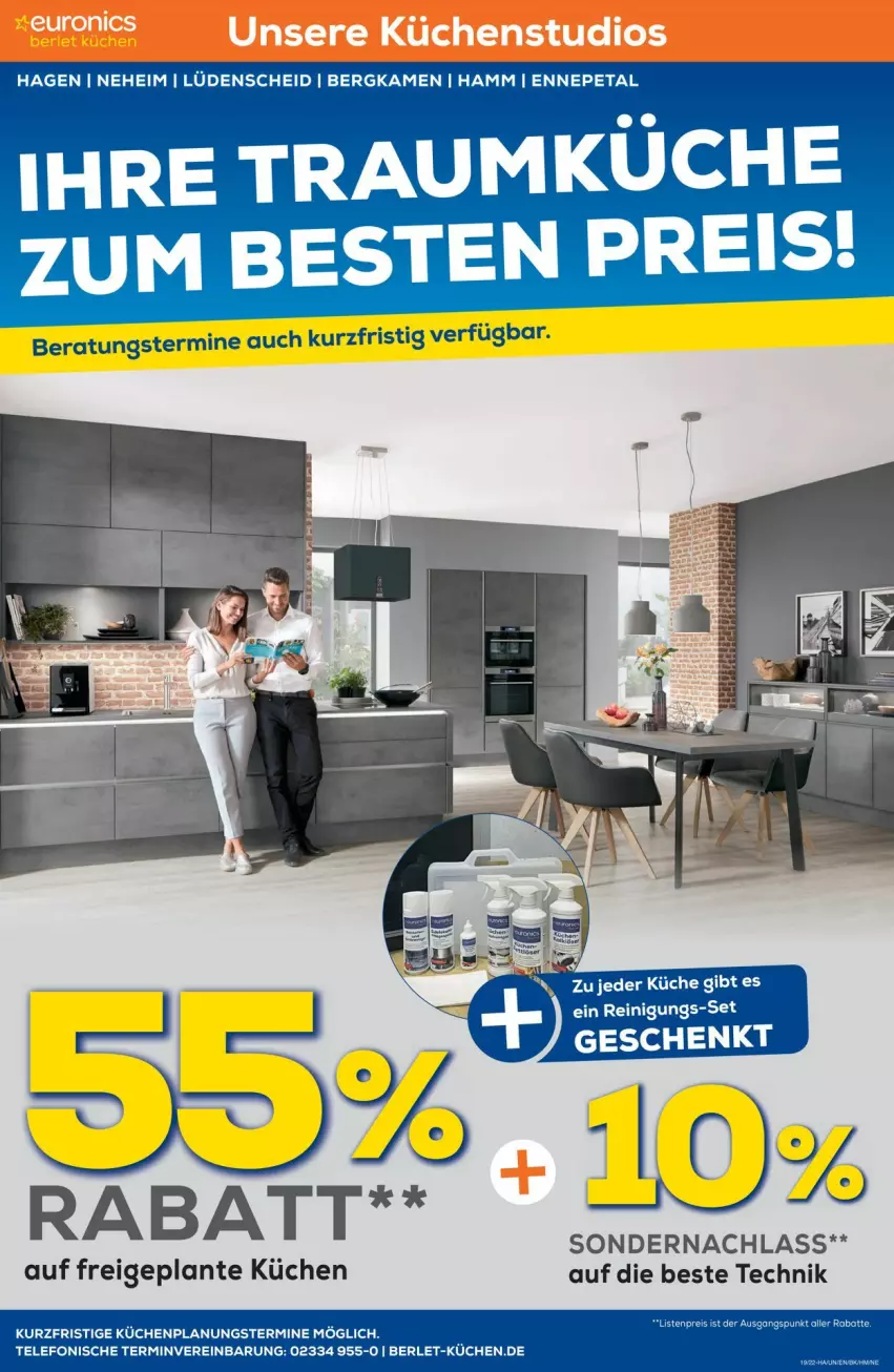 Aktueller Prospekt Euronics - Prospekte - von 11.05 bis 18.05.2022 - strona 6 - produkty: eis, küche, Küchen, reis