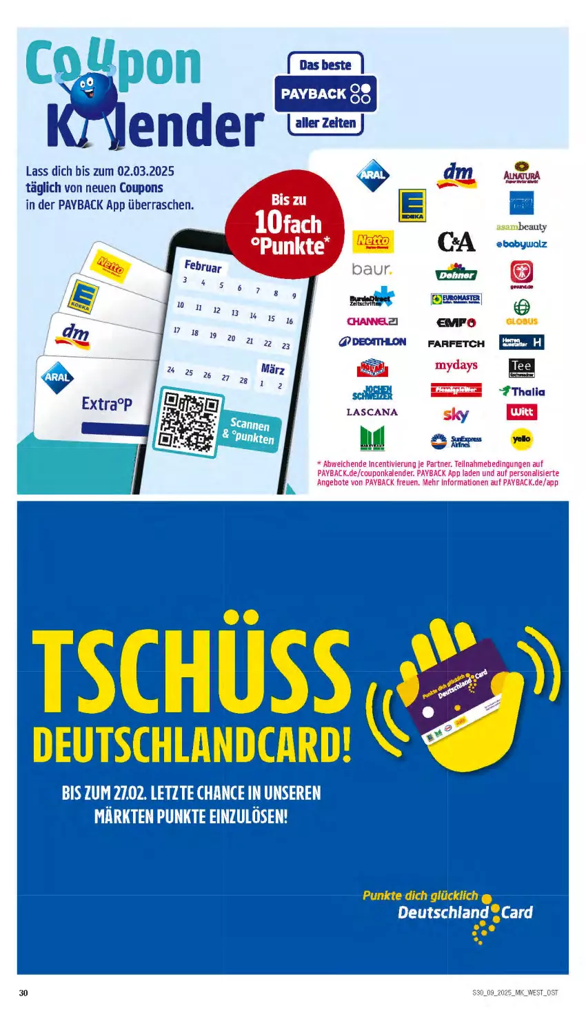 Aktueller Prospekt Marktkauf - Prospekt - von 23.02 bis 01.03.2025 - strona 30 - produkty: coupon, coupons, deutschlandcard, payback