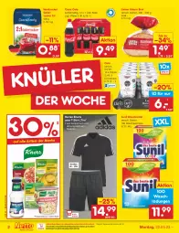 Gazetka promocyjna Netto Marken-Discount - Filial-Angebote - Gazetka - ważna od 27.05 do 27.05.2023 - strona 2 - produkty: bestpreis, brot, coca-cola, cola, eis, gelierzucker, korn, lieken, ndk, nordzucker, reis, Ria, shirt, shorts, sunil, T-Shirt, Ti, urkorn, waschmittel, zucker