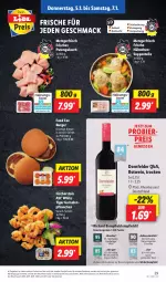 Gazetka promocyjna Lidl - Aktionsprospekt - Gazetka - ważna od 07.01 do 07.01.2023 - strona 31 - produkty: Abtei, bier, burger, discount, dornfelder, eis, ente, fisch, fische, Fischer, Frische Hähnchen, garnelen, gulasch, mac, pute, reis, rotwein, suppe, suppen, Ti, wein