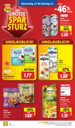 Gazetka promocyjna Lidl - Aktionsprospekt - Gazetka - ważna od 07.01 do 07.01.2023 - strona 32 - produkty: alesto, alpro, drink, feta, fisch, frucht, Käse, lysell, ndk, orange, orangen, orangensaft, saft, Schal, Schale, snack, Ti, vita, ziegenkäse